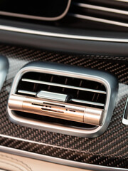 close up of car air vent freshener for fresh and pleasant smell