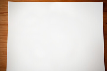 Obraz premium A blank piece of paper awaiting creativity provides a blank canvas for an artist's inspiration and self-expression