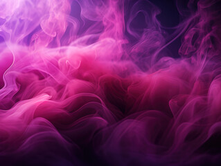 Obraz premium Gorgeous On a black backdrop, colorful smoke or fog creates a border with shades of blue and purple