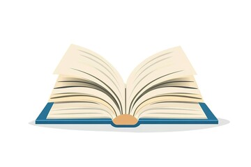 Illustration of books stack. School item. Education image for design.