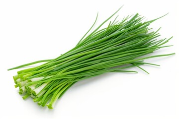 A fresh Chives isolated on white