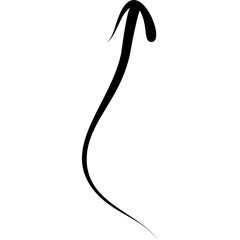 Single isolated icon with outline style icon on white background