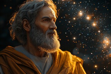 Abraham Under the Stars: A Symbol of Divine Promise in Generative Art