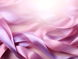 Fototapeta premium Unbelievable Beautiful wavy pink ribbon abstract sweet wave line background design