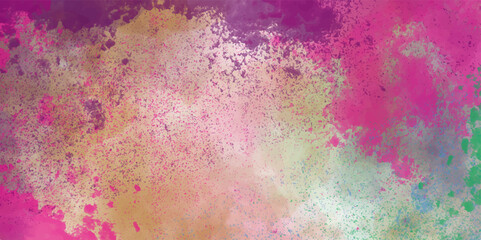Abstract Colorful Smokey Cloud Shades Aquarelle Background. Hand Painted Watercolor splashes on Parchment Paper Background for Website, Wallpaper, Fabric Printing, Brochures & Luxury/Premium Packaging