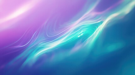 Obraz premium Abstract blue and purple gradient background with wavy lines.