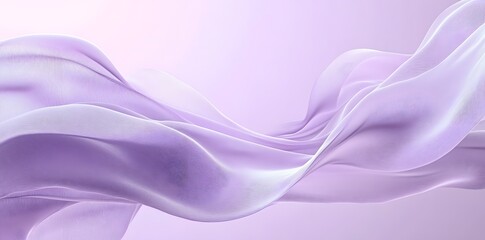Obraz premium Abstract Purple Fabric Flow