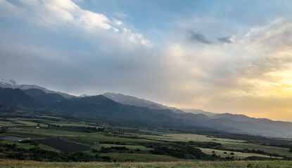 Fototapeta premium landscape in the morning