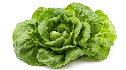 Butter Lettuce white. Generative AI