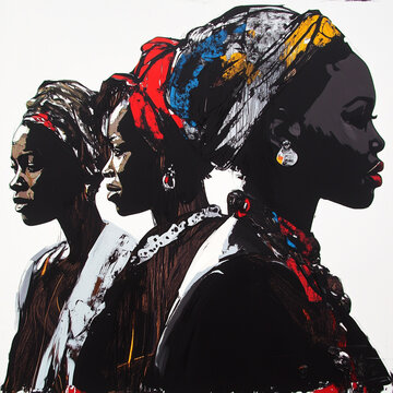 Vintage Graphic with White Background Made for Diverse Ad Campaign