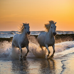Camargue Horses