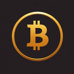 Obraz premium Golden Bitcoin Cryptocurrency Coin – 3D Digital Currency Illustration for Blockchain, Finance, and Investment Concepts