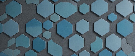 Naklejka premium Abstract dark phantom blue indigo concrete cement stone tile wall paper design