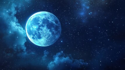 Obraz premium moonson sale copyspace background