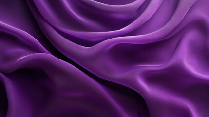 Obraz premium Abstract background of purple satin fabric with wavy folds.