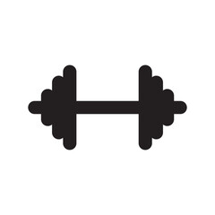 Dumbbell icon.  different dumbbell. Dumbbell for a sports hall