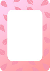 Beautiful picture frame background illustration