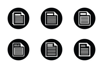 File icon bundle set in vector style