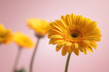 Abstract -rendered flower field scene with stylized flowers in a spring background, , abstract. Beautiful simple AI generated image