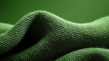 Fototapeta premium Elegant brand identity for luxury clothing manufacturer, showcasing wool and cashmere offerings, set against a soft white backdrop, accented with a rich forest green palette.