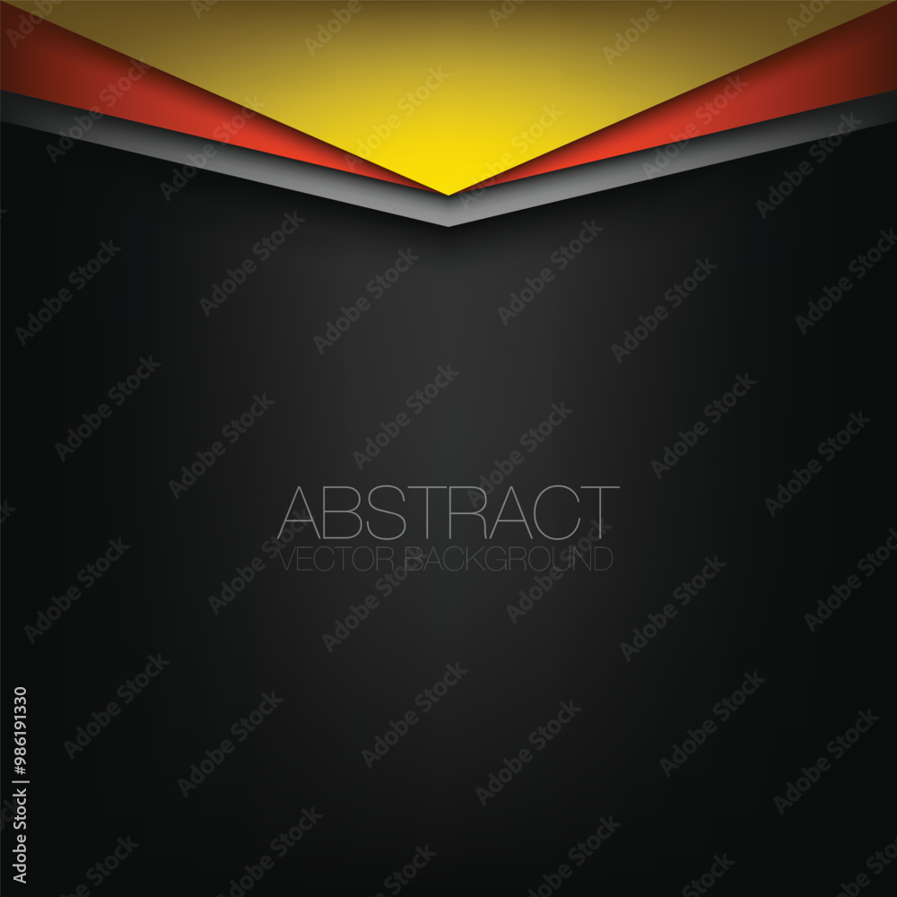 Fototapete graphic geometric triangle overlap vector layer background for text and message design