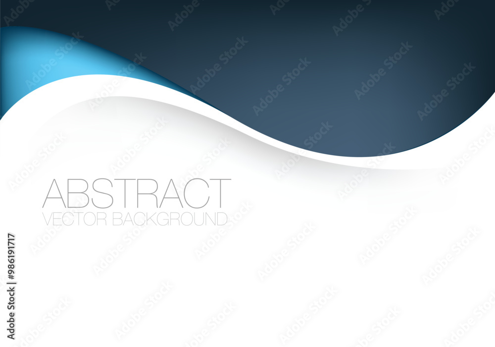 Fototapete graphic vector curve line overlap background for text and message design