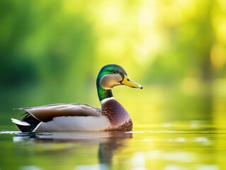 Obraz premium Bamboo leaves shimmering in the golden sunlight during a tranquil sunset in nature