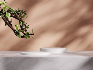 3d display product beige minimal scene with geometric podium platform. cylinder background 3d...