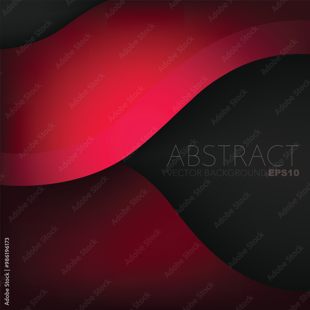 Fototapete graphic vector curve line overlap background for text and message design
