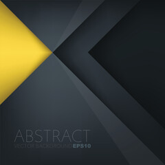 Fototapeta premium graphic geometric triangle overlap vector layer background for text and message design 