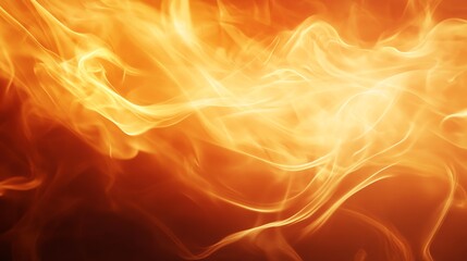 Fototapeta premium Vibrant flames dance gracefully, creating an artistic swirl of heat and color, perfect for backgrounds and designs.