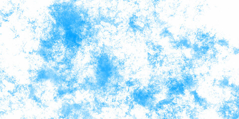 Distressed blue grunge texture on a white background, vector. Background with clouds on blue sky. Beautiful cloudscape with natural white tiny. soft sky blue watercolor sky and clouds,
