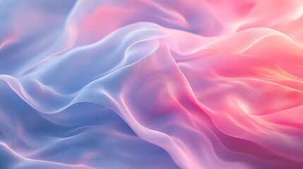 Obraz premium Swirls of pink and blue blend harmoniously in an abstract, fluid background.
