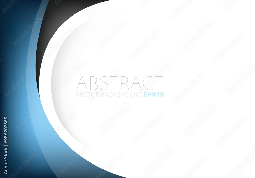 Fototapete graphic vector curve line overlap background for text and message design