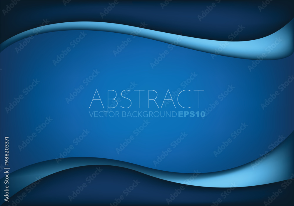 Fototapete graphic vector curve line overlap background for text and message design