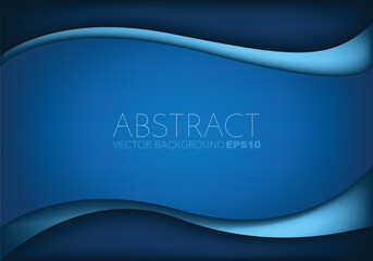 graphic vector curve line overlap background for text and message design