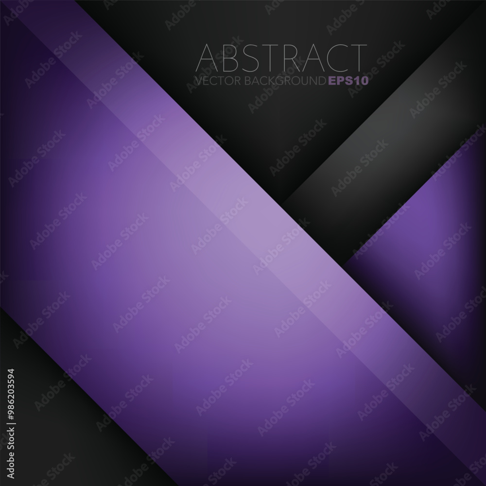 Fototapete graphic geometric triangle overlap vector layer background for text and message design