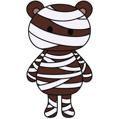 cartoon character bear , halloween bear