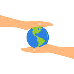 Earth Hand Illustration
