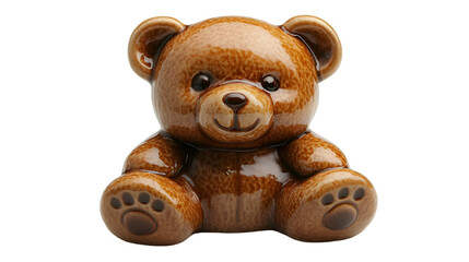 Obraz premium a brown teddy bear figurine. 