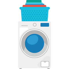 Laundry Machine Illustration