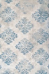 Blue floral pattern