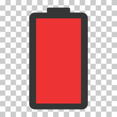 Power technology icon, battery web shape design, energy level vector illustration