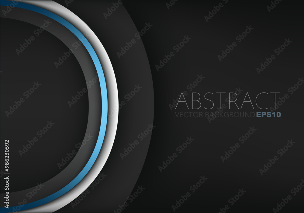 Fototapete graphic vector curve line overlap background for text and message design