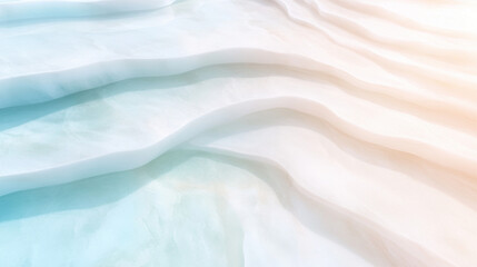 Obraz premium A beautiful blue and white ocean with a white sand beach