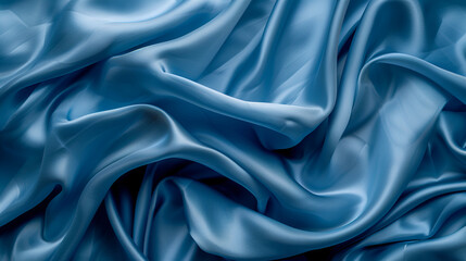 Obraz premium Deep blue abstract wave texture with smooth flowing lines, futuristic and calming design for tech, ocean-inspired, and creative graphic projects