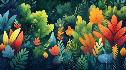 yellow and blue flowers