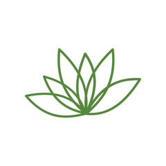 Leaf icon on background for graphic and web design. Simple leaves icon sign. Internet concept symbol for website button or mobile app