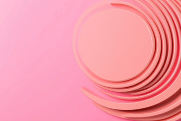 Explore a stunning rose gold abstract light gradient banner with selective focus, perfect for backgrounds and text overlays in ultra HD quality.