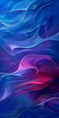 Obraz premium Abstract Blue and Purple Swirling Lines Background
